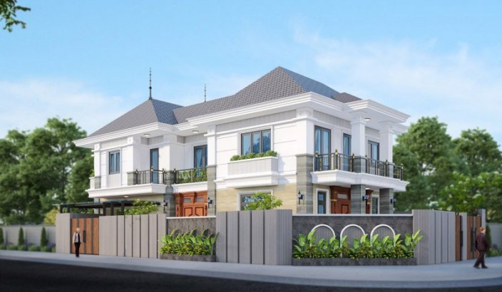 300 Mẫu biệt thư vườn đẹp 1 lầu 2 tầng đẹp xây năm 2023