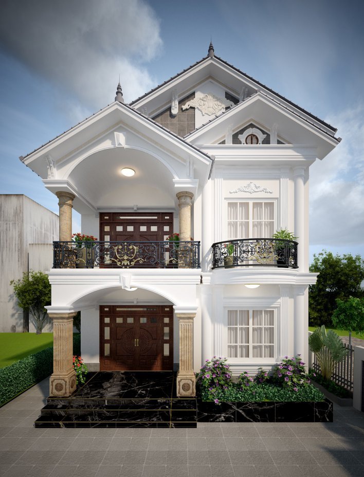 300 Mẫu biệt thư vườn đẹp 1 lầu 2 tầng đẹp xây năm 2023