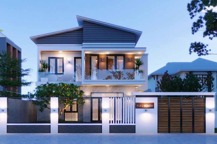 300 Mẫu biệt thư vườn đẹp 1 lầu 2 tầng đẹp xây năm 2023